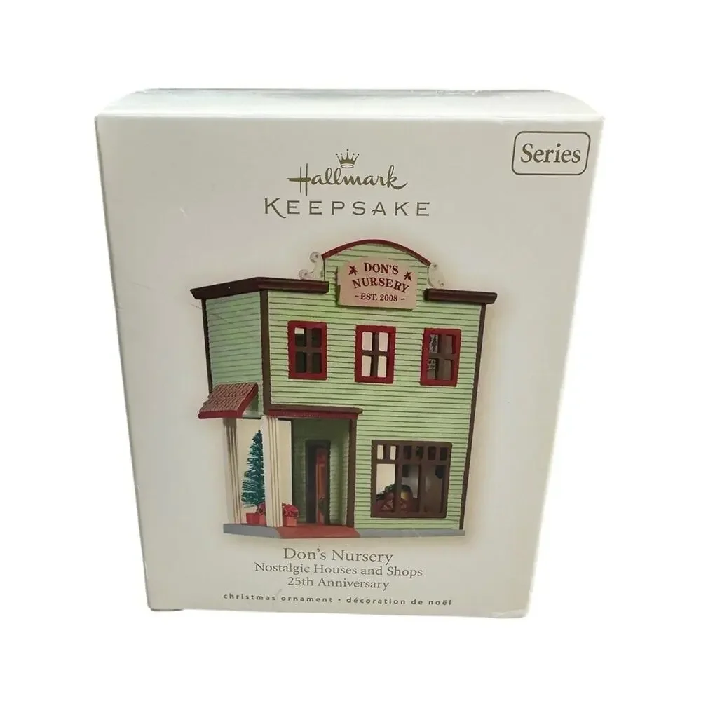 Hallmark Keepsake Ornament 2008 Nostalgic Houses & Shops #25 “Don's Nursery”